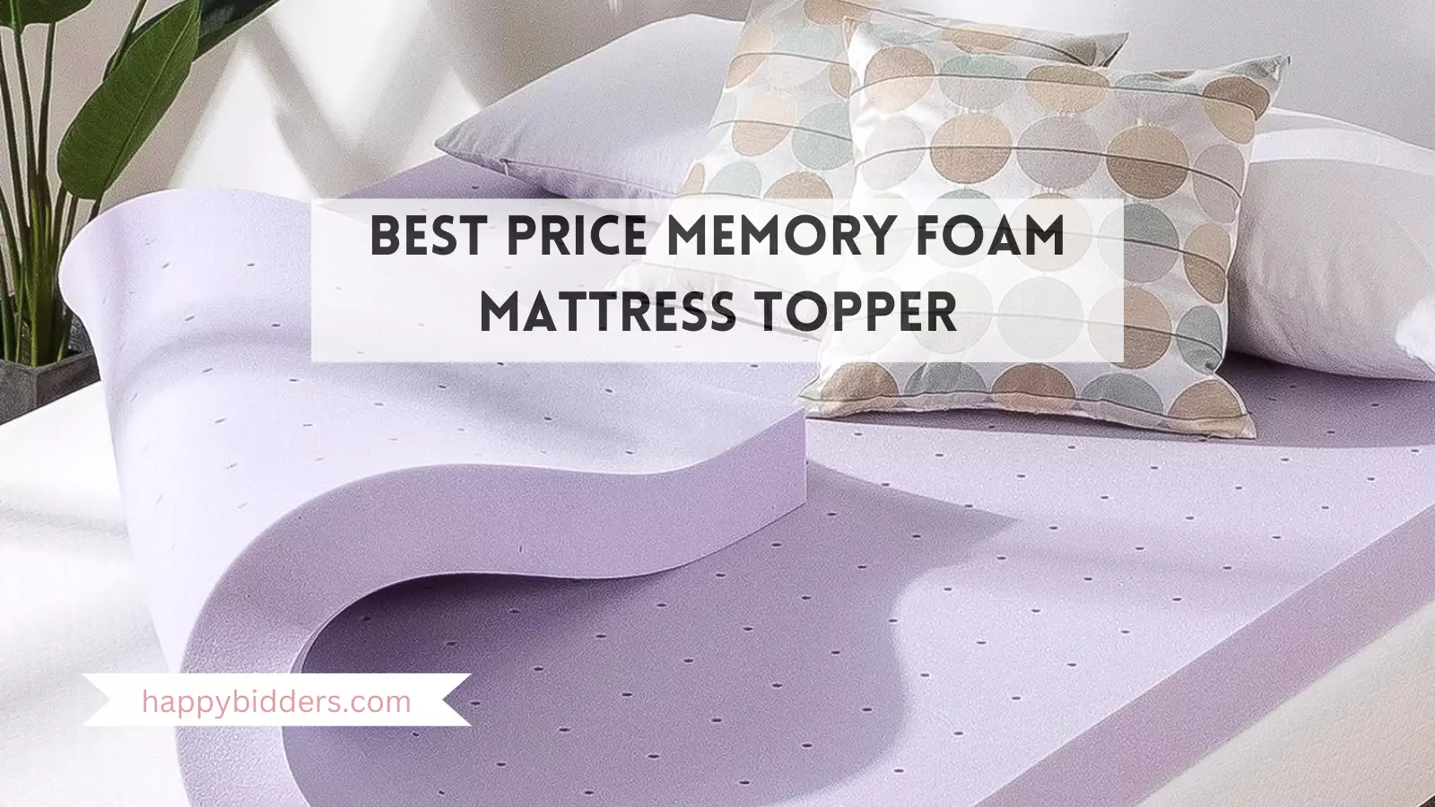 best price memory foam mattress topper reviews