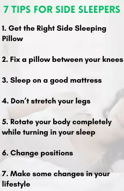 7 tips for side sleepers